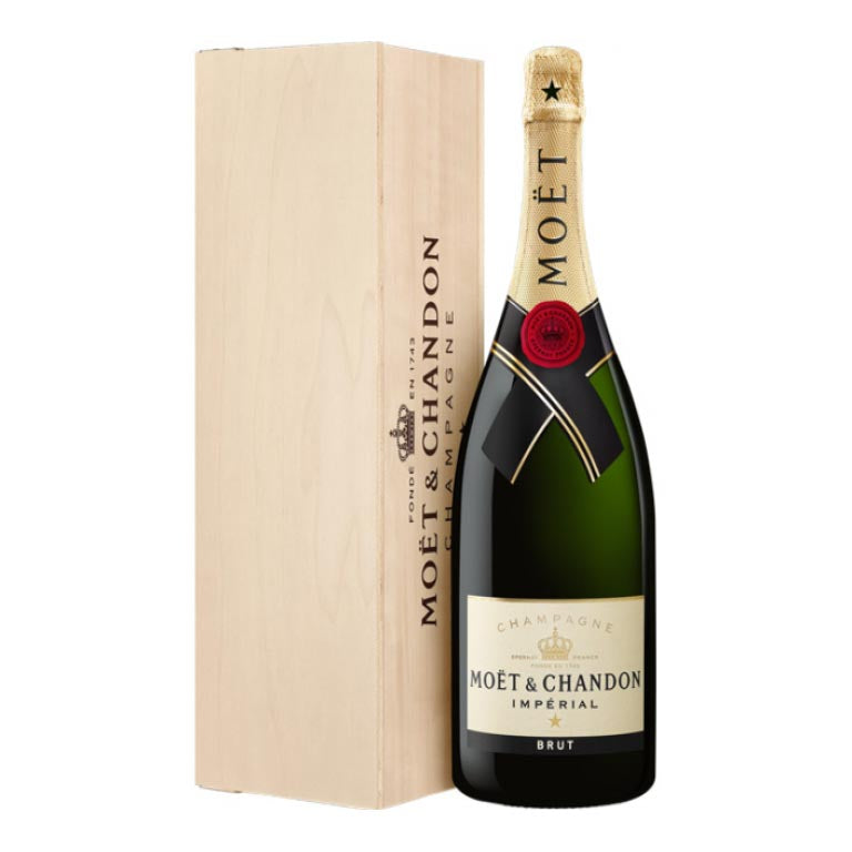 MOËT & CHANDON CHAMPAGNE IMPÉRIAL-6LT (1 pz) BRUT MATHUSALEM CASSA LEGNO